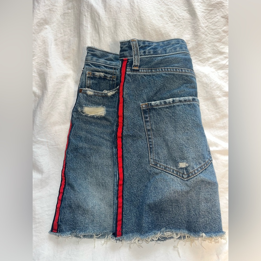 ABERCROMBIE ZOE NATURAL RISE VINTAGE A-LINE SKIRT